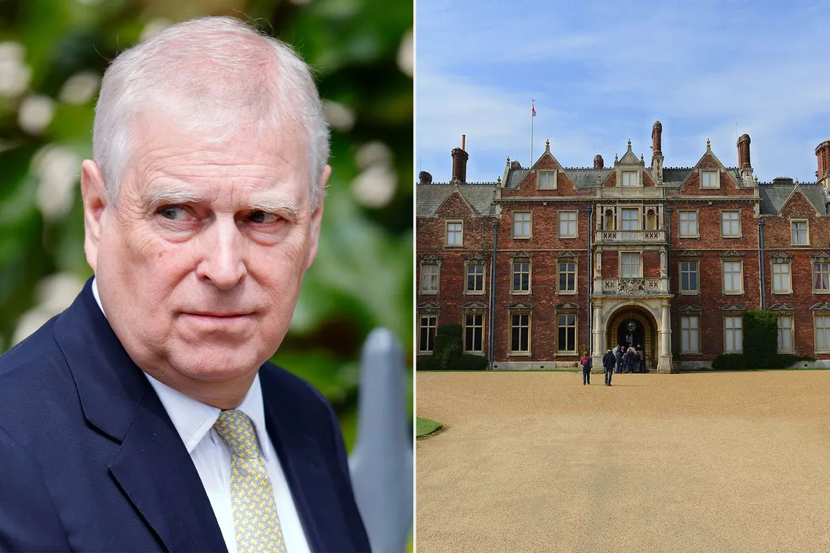prince andrew sandringham estate move — GB news