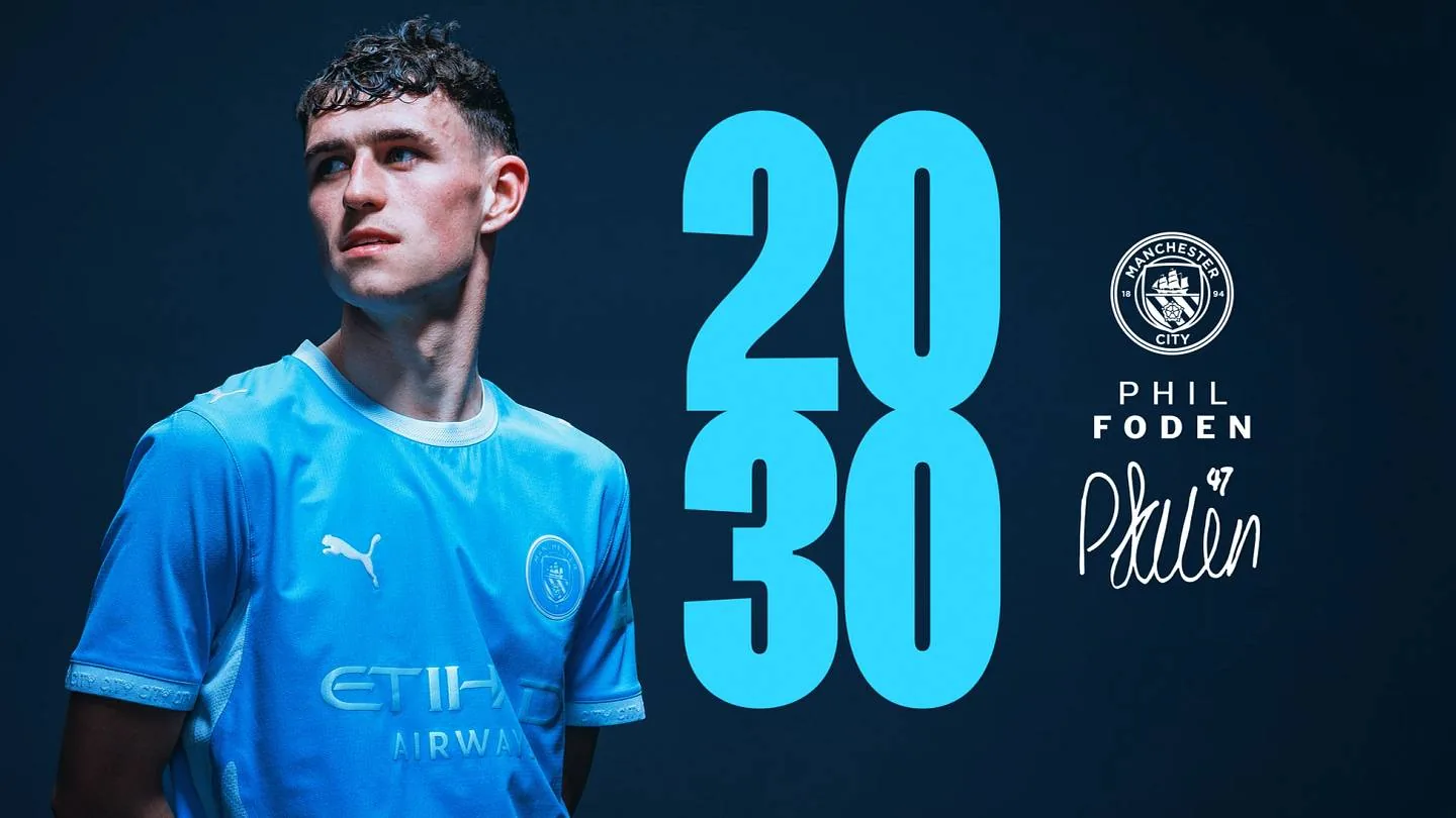 Phil Foden contract: Manchester City midfielder signs new four-year deal