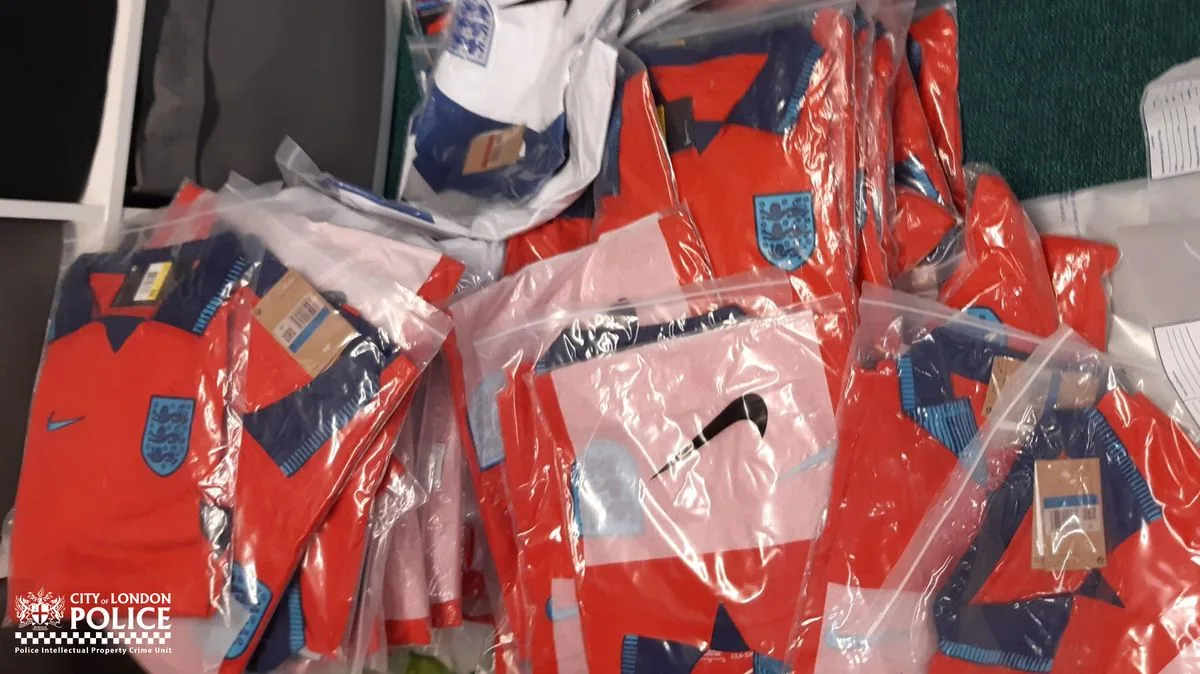 Fake football shirts worth £5.5m seized in one of UK’s biggest counterfeiting raids