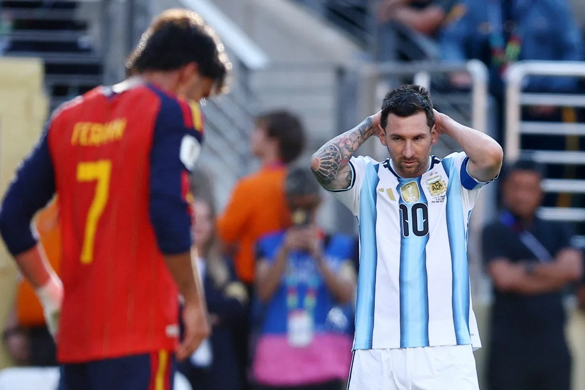Spain win the World Cup after Ferran Torres dethrones 10-man Argentina in extra time