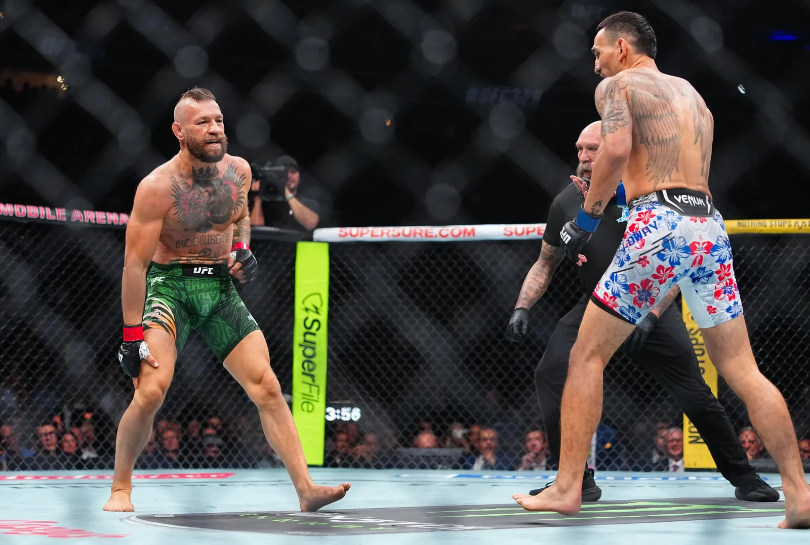 Conor McGregor vs. Max Holloway 2 full fight video highlights