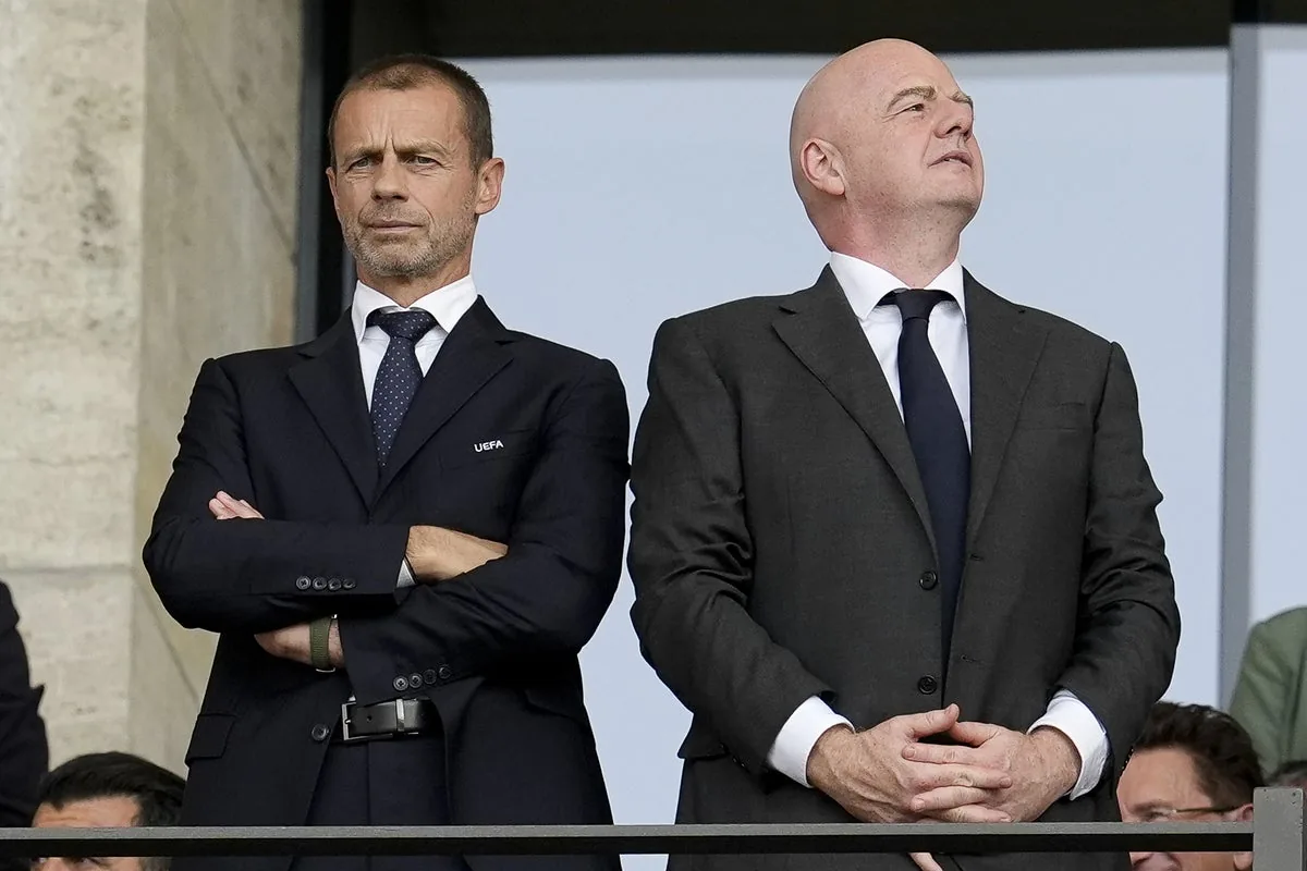 Gianni Infantino: Uefa says Fifa's backing of its president 'changes nothing'